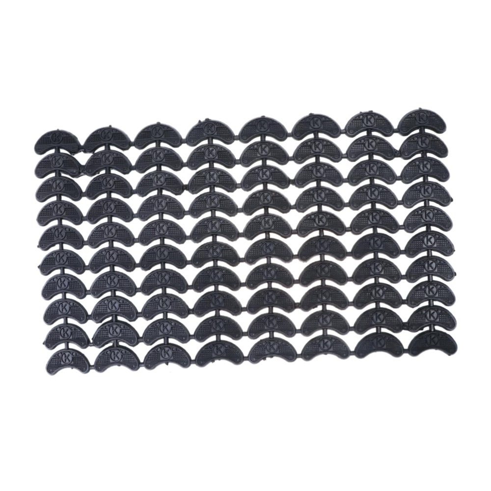 40 Pairs Black TPU Sole Patches for Sandals and Shoe Soles