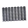 40 Pairs Black TPU Sole Patches for Sandals and Shoe Soles view 1