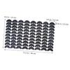 40 Pairs Black TPU Sole Patches for Sandals and Shoe Soles view 2