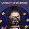 Beaupretty Japanese Mask Cosplay Scary Tengu Demon Half Face Mask view 2