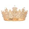 KEUKORZ Crown for Women Crystal Queen Crowns and Tiaras Girls Full Round view 1