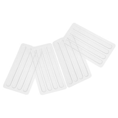 16pcs Silicone Adhesive Flat Shoe Strap Protectors for Ladies