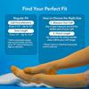 Wellow Knee High Compression Socks for Men & Women | 18-25 mmHg Made with Viscose from Bamboo | Nurses & Pregnancy Support | Relieves Swelling | Regular, LR, Sesame view 2