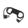 POPETPOP Keychain Data Cable Bottle Opener for Phones, Black Metal view 1