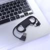 POPETPOP Keychain Data Cable Bottle Opener for Phones, Black Metal view 4