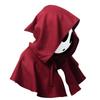 Lyxaof Shy Guy Mask Costume Adult 2PCS Scream Anime Mask with Knight Cloak view 2