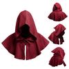 Lyxaof Shy Guy Mask Costume Adult 2PCS Scream Anime Mask with Knight Cloak view 3