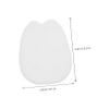 9 Pairs Self Adhesive Felt Shoe Tongue Pads Anti Friction White view 2
