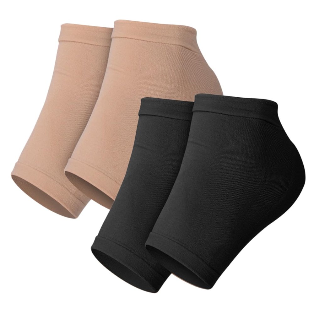 COOLHIYA Replaceable Heel Protector Foot Supports 2 Pairs Silicone Elastic