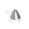 Ipetboom 3 Pairs Metal Shoe Tip Covers for High Heels Pointed Toe Protectors in Gold Silver Gunmetal Elegant Caps to Repair and Extend view 2