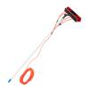 26FT Telescopic Water-Fed Pole Kit with Rotating Brush, 20M Hose, Lightweight Aluminum for High-Reach Window & Solar Panel Cleaning, Roof, Caravan, Outdoor Glass view 1