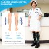 AMITOFO Plus Size Compression Socks Wide Calf for Women Men view 2