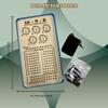 10-9-8 Oh Hell Scoreboard Handmade 3-Layer Baltic Birch Wooden Score Tracker with Pegs Tracks 5 Players, Includes Rules Engraved on Back view 3