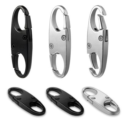 CooBigo 6pcs Anti Theft Zipper Lock Small Carabiner Clip for Luggage