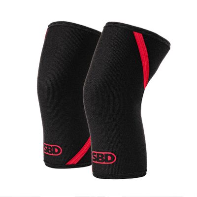 SBD 7mm Powerlifting Knee Sleeves - IPF Approved - Maximum Support