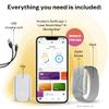 Apollo Neuro Wearable & 12-Month SmartVibes AI Membership - Sleep Aid & Stress Relief Device (Glacier) view 2