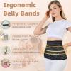 Abdominal Binder Post Surgery Postpartum Belly Band, C-section Belly Binder, Girdle for Postnatal, Adjustable Belly Wrap, Stomach Compression Hernia Belt For Men or Women After Pregnancy, Hysterectomy view 2