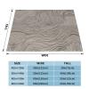 WZYCWB Line Texture 80"x60" Printed Soft Fleece Blanket for Sofa, Bed and Camping - Cozy Blanket for Travel, Picnics, Nighttime Use view 3