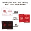 LIMGUVK Valentines Gift for Couples, Gift for Him  Sip & Spill Couples Card Game, 120 Fun Dares & Conversation Cards with Metal Decision Coin, Romantic Date Night Game view 3