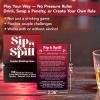 LIMGUVK Valentines Gift for Couples, Gift for Him  Sip & Spill Couples Card Game, 120 Fun Dares & Conversation Cards with Metal Decision Coin, Romantic Date Night Game view 4