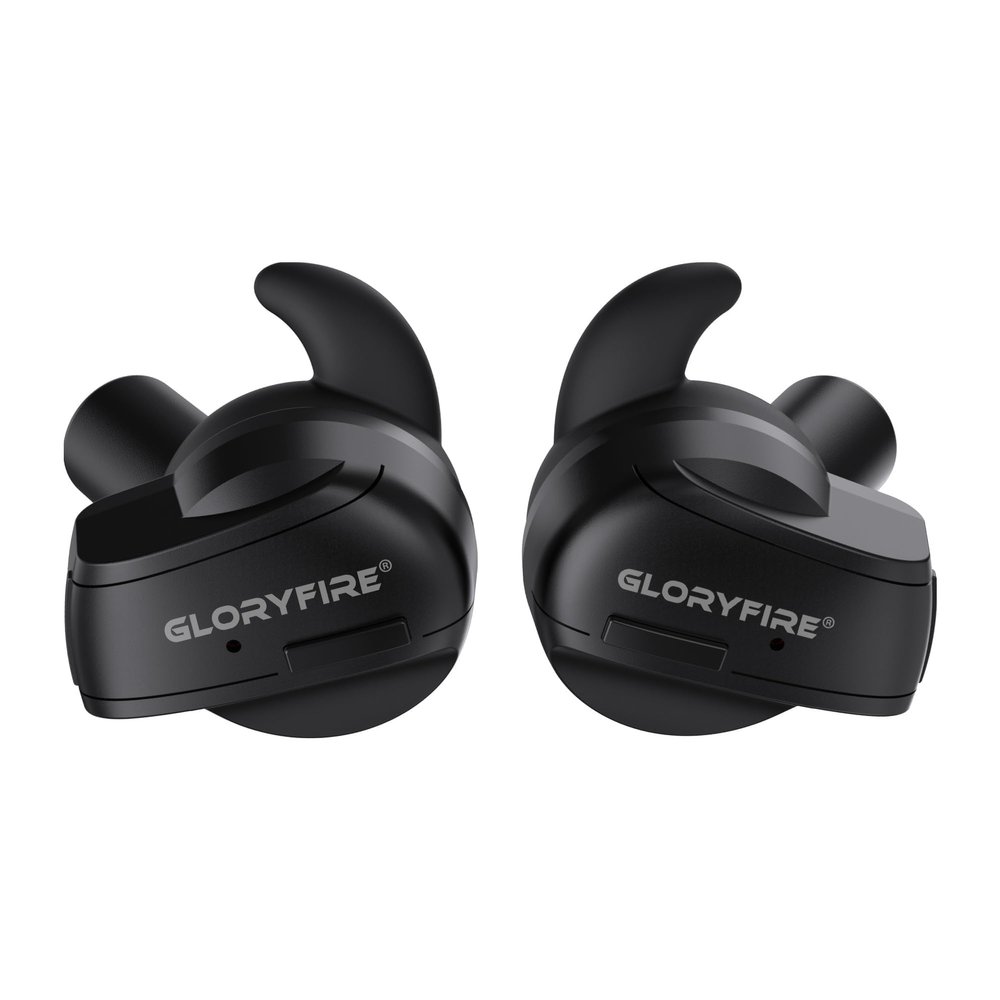 GLORYFIRE Shooting Ear Protection & Amplification Ear Plugs, Cool Black