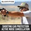 GLORYFIRE Shooting Ear Protection & Amplification Ear Plugs, Cool Black view 3