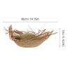 2pcs Hawaiian Straw Hat for Women - Woven Sun Shade Hat - Tropical Party Headpiece - Fun Mexican Sombrero Beach Decoration - Summer Vacation view 2