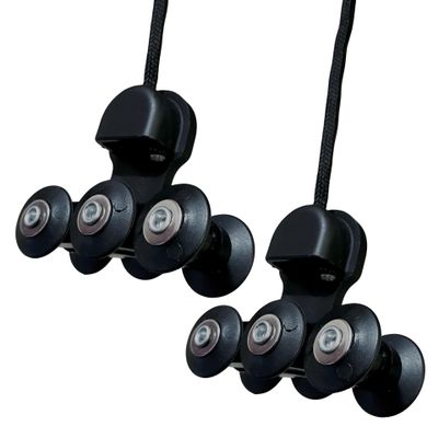 Wheels Sets for Fit On Form Weighted Fitness Hoop 2-Pack