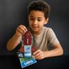 CreateOn Detroit Lions NFL Fan-Tiles Magnetic Match-Up Tiles | 17-Piece Building Set for Kids & Adults | Officially Licensed NFL Team Collectibles | Build, Play & Display (All 32 Teams Available) view 2