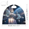 Halloween Space Station Cloak Reversible Cape Costume for Masquerade Halloween Cosplay Birthday Party Decoration view 2