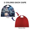 Halloween Space Station Cloak Reversible Cape Costume for Masquerade Halloween Cosplay Birthday Party Decoration view 3
