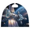Halloween Space Station Cloak Reversible Cape Costume for Masquerade Halloween Cosplay Birthday Party Decoration view 4