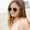 JONAS PAUL Kids Round Sunglasses - Unisex Child Sunglasses w/Case - Sunnies for Kids w/Spring Hinges - Clear (Ages 813+) view 2
