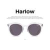 JONAS PAUL Kids Round Sunglasses - Unisex Child Sunglasses w/Case - Sunnies for Kids w/Spring Hinges - Clear (Ages 813+) view 3