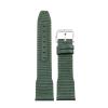 Nylon Leather-Backed Watch Strap for IWC Pilot's Watches Stainless Steel Pin Buckle Folding Buckle(Green s1,21mm) view 1