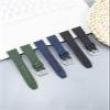 Nylon Leather-Backed Watch Strap for IWC Pilot's Watches Stainless Steel Pin Buckle Folding Buckle(Green s1,21mm) view 3