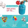 by DECOCHAMP Helium Tank - 7.41 Cu Ft Helium Tank for Balloons at Home Balloon Inflator for Party Decorations Up to 30 Balloons Helium Balloon Pump (1 Pack) view 2