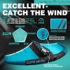 Spatium Lucid Ice Racing Handheld Inflatable Surfing Wing Foiling Kitfing Extra-Long Rigid Handle Portable Inflatable Wind Wing for Adult Outdoor Snow Ski Surfing or Water Sports 5m view 3
