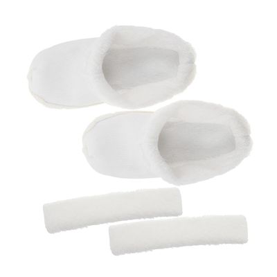 White Plush Winter Shoe Liners for Boots and Slippers Size 38-39