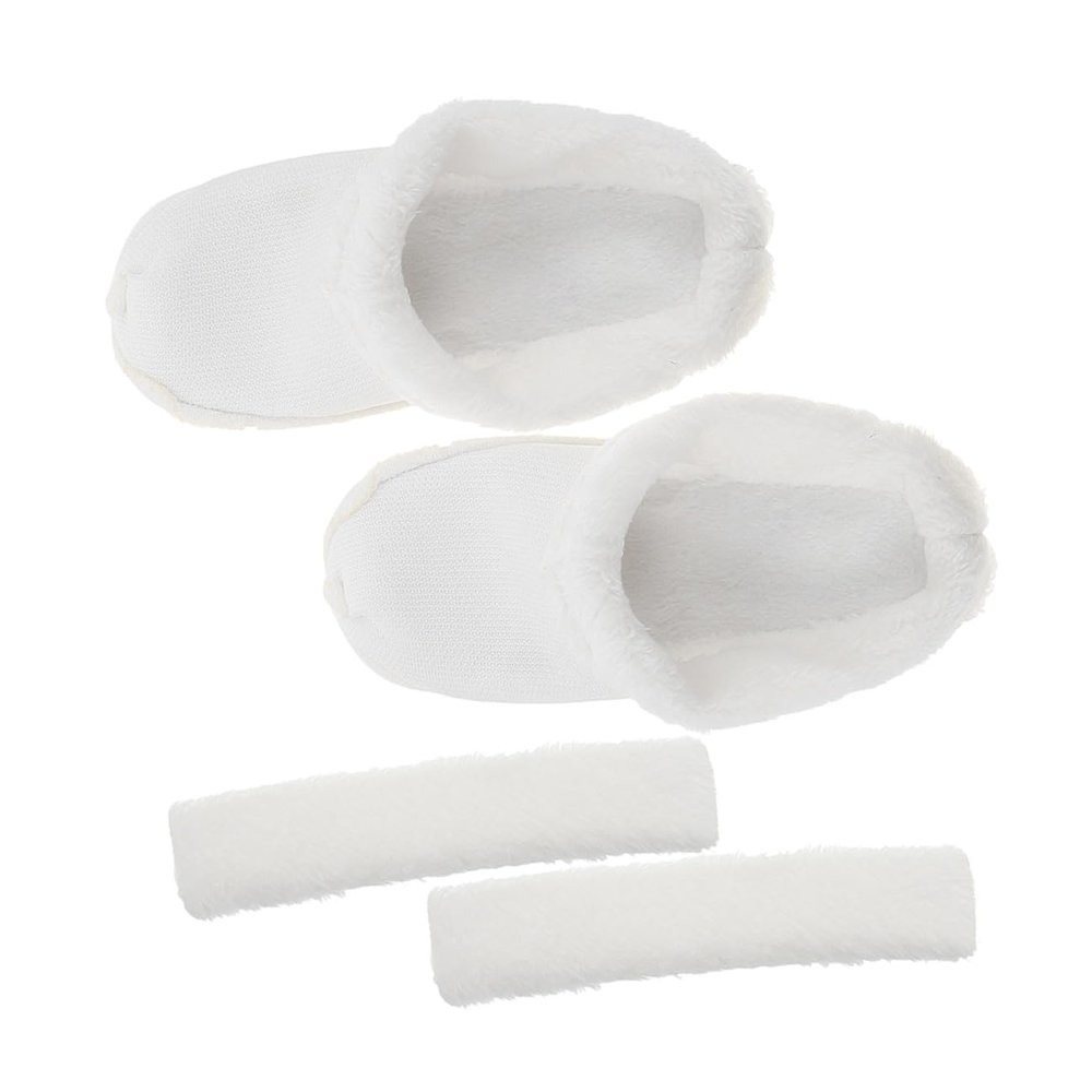 White Plush Winter Shoe Liners for Boots and Slippers Size 38-39