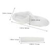 White Plush Winter Shoe Liners for Boots and Slippers Size 38-39 view 2