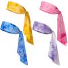 Jutom 4 Pcs Bandana Headband for Men Woman, Fashion Color, Vibrant Style view 1