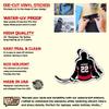Personalized Custom Name Hockey Sticker, Multi Ice Hockey Decal Player Name Number Sport Lover Waterproof Vinyl Stickers for Water Bottle Laptop Hard Hat Cars Decals Decor Stuff Gifts for Him view 3