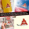 Personalized Custom Name Hockey Sticker, Multi Ice Hockey Decal Player Name Number Sport Lover Waterproof Vinyl Stickers for Water Bottle Laptop Hard Hat Cars Decals Decor Stuff Gifts for Him view 2
