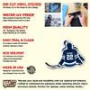 Personalized Custom Name Hockey Sticker, Multi Ice Hockey Decal Player Name Number Sport Lover Waterproof Vinyl Stickers for Water Bottle Laptop Hard Hat Cars Decals Decor Stuff Gifts for Him view 3