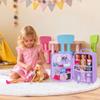 GRAOSO Travel Rolling Suitcase Compatible with Barbie Dolls 12-Inch, Purple view 2