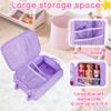 GRAOSO Travel Rolling Suitcase Compatible with Barbie Dolls 12-Inch, Purple view 3