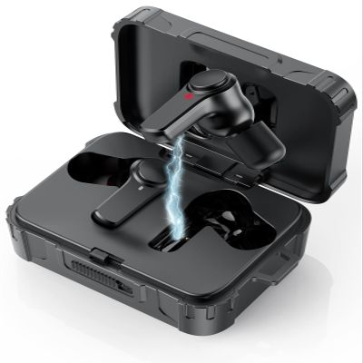 Qozybuds Electronic Shooting Ear Protection Earbuds, 29dB SNR, 70H Playtime, Bluetooth 6.0 Hearing Protection Earplugs, IPX6 Waterproof, TWS & ENC Earbuds for Shooting, Ranges with 12pcs Ear Buds