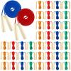 8.53 FT Jump Ropes for Kids Adults Adjustable Cotton Skipping Rope with Wooden Handle for End of The School Training Multiplayer Double Dutch Jump Rope Exercise Outdoor Fun School Sport Gift(15 Pack) view 1