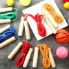 8.53 FT Jump Ropes for Kids Adults Adjustable Cotton Skipping Rope with Wooden Handle for End of The School Training Multiplayer Double Dutch Jump Rope Exercise Outdoor Fun School Sport Gift(15 Pack) view 2